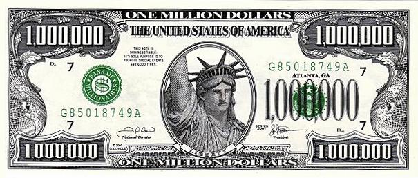 美国100万美元+2001+自由女神