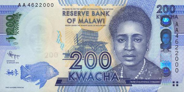 马拉维 200克瓦查 2012.1.1-世界钱币收藏网|外