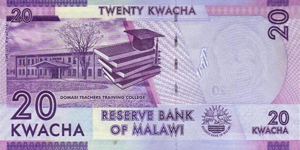 马拉维 20克瓦查 2012.1.1-世界钱币收藏网|外国